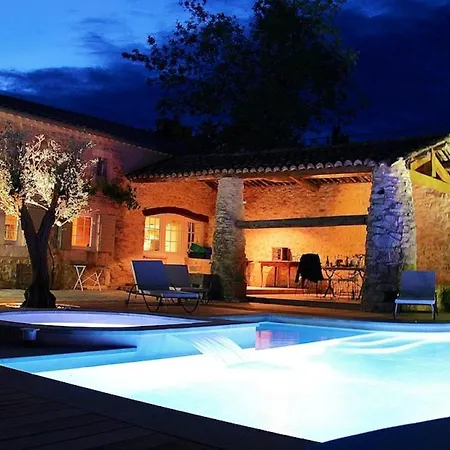 Charmante A Avec Piscine Privee Et Jardin Closa Vila Lussan (Gard)